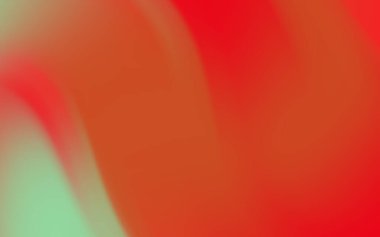 Soyut kırmızı ve yeşil renkli canlı dalgalar dinamik bir kompozisyonda kusursuz bir şekilde harmanlanıyor.