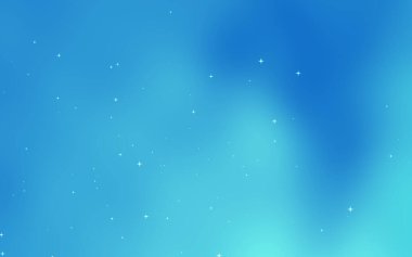 Yumuşak eğimli, parlak yıldızlı, sakin tasarımlar için mükemmel, dingin mavi arkaplan.