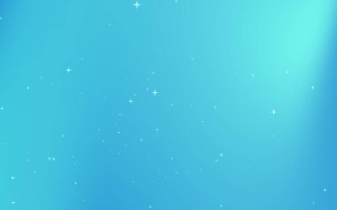 Yumuşak yıldızlı sakin mavi arkaplan, dijital tasarım için ideal, sakin bir atmosfer yaratıyor