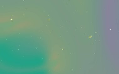 Yumuşak bir arkaplan üzerinde parıldayan yıldızlarla dolu huzurlu bir gece göğü, huzuru çağrıştırıyor.