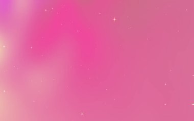 İnce yıldızlı yumuşak pembe eğimli arkaplan, rüya gibi, kaprisli tasarımlar yaratmak için ideal.