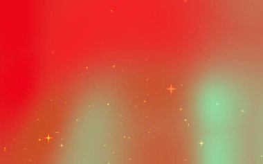 Yumuşak eğimli, parlak yıldızlı ve rüya gibi bir atmosferi olan canlı ve soyut bir arkaplan.