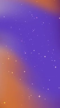 mor ve turuncu gradyan soyut bokeh ışıkları arka plan.