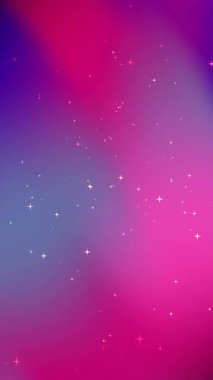 Açık Pembe, Astronomik yıldızlarla mavi vektör arka plan.