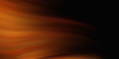 Soyut sıcak turuncu ışık girdapları koyu bir arkaplan üzerinde