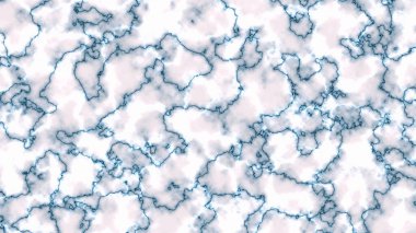 Elektrik mavi damarları ve yumuşak beyaz bulutları olan soyut mermer dokusu