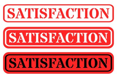 Beyaz arka planda dikey olarak üç farklı kırmızı dikdörtgen pul sergilenir. Her damga beyaz şablon biçiminde 