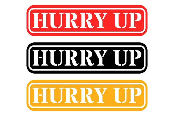 Üç farklı yatay işaret, her biri koyu beyaz harflerle renklendirilmiş arka planda 