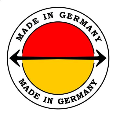Almanya 'da Yapılan Premium Kalite Rozet Simgesi