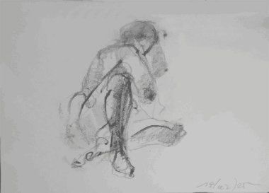 Sanat & Çizimi. Bir dizi dışavurumcu figür, çeşitli pozisyonlarda insan pozları yakalıyor, gevşek çizgiler çiziyor ve biçim, hareket ve anatomi üzerine odaklanıyor.