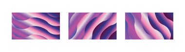 Pembe mor eğimli dalga arkaplanları, canlı modern akış, şık dijital sanat eserleri, yaratıcı posterler, markalaşma ve profesyonel soyut projeler için uygun.