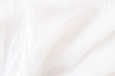 Beyaz kumaş veya beyaz bez doku arka plan kapatın. En iyi görünüm için tasarım alanı ile. Tuval arka plan kullanmak için.