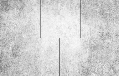 Herhangi bir tasarım için beyaz grunge duvar arkaplanı ve dokusu. Taş döşeme deseni ve pürüzsüz arkaplan