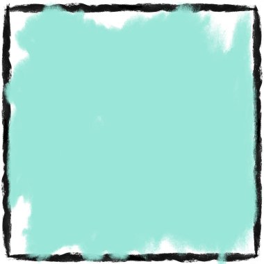 Soyut arkaplan suluboya çerçeve sınır tasarımı.