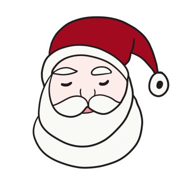 Colorful Chistmas and New Year holiday Icons Decoration Elements illustration set.