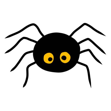 Hand Drawn Happy Halloween Doodle Elements Design.