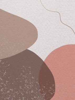 Modern and stylish poster templates with organic abstract shapes in pastel colors. Business card and banner design concept.