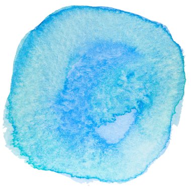 Suluboya Doku Çemberi Dekoratif Elementleri.