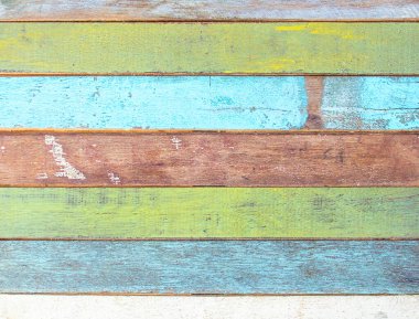 Yüksek çözünürlüklü renkli ahşap arka plan ve doku