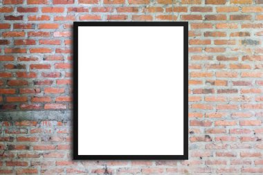 Boş reklam Pano ya da geniş ekran televizyon eski vintage binaların dış tuğla ile arka plan, ticari duvar ve pazarlama kavramı, alan metin veya medya içeriği kopyalama.