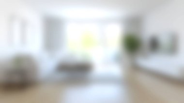 Gösterişli mobilyaların, doğal ışığın ve minimalist tasarımın olduğu bu modern oturma odasını keşfedin. Sakin ve şık bir atmosfer yaratmak için mükemmel..