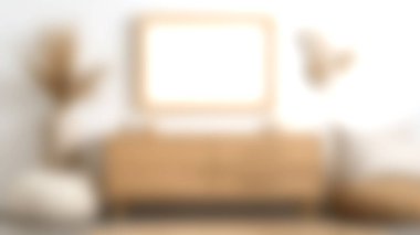 Ahşap mobilyalar, yumuşak tekstil ve doğal dekor elementlerinin yer aldığı sakin bir oturma odası keşfet. Modern mekanlarda ilham için ideal..