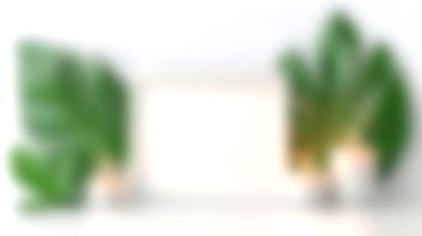 Mumların ve yemyeşil canavar yapraklarının olduğu bu minimalist ekran ile rahatlatıcı bir atmosfer yaratın. Ev dekorasyonu için ideal ilham veya fotoğrafçılık projeleri.