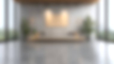 Gri tonların, büyük pencerelerin ve şık bitkilerin bulunduğu ferah, minimalist bir oturma odası keşfedin. Rahatlamak ve rahatlamak için huzurlu bir atmosfer sunuyor..