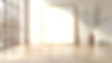 Boş bir çerçeve ve dekoratif bir bitkinin yer aldığı sakin bir minimalist iç mekan. Işık ahşap zemini sarıyor, sıcak ve davetkar bir atmosfer yaratıyor..