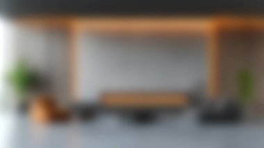 Modern bir oturma odası. Gösterişli bir şömine, rahat mobilyalar ve zarif dekorlar. Sıcak ve davetkar bir ortam yaratmak için mükemmel..