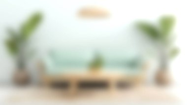 Bu resim, minimalist tasarımı vurgulayan samimi ve modern bir oturma odasını gösteriyor. Yumuşak bir renk paleti, rahat koltuklar ve bereketli ev bitkileri, sakin ve davetkar bir atmosfer yaratıyor, rahatlamak için mükemmel..