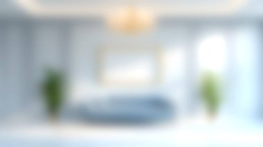 Bu resim zarif mobilyaların, yumuşak doğal ışığın ve rahatlatıcı renklerin yer aldığı modern bir iç tasarım sergiliyor, rahatlatıcı bir atmosfer yaratıyor..