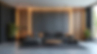 Modern bir oturma odası deneyin zarif bir dekor ve bol doğal ışık ile. Şık kanepe, minimalist mobilyalarla çevrili konforu davet eder..