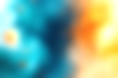 Derin uzayda nebulanın güzelliğini ve gizemini temsil eden çarpıcı mavi ve turuncu renk girdaplarını içeren büyüleyici bir kozmik sahneyi keşfedin..