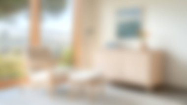 Minimalist tasarım, doğal ışık ve modern mobilyaların sergilendiği rahat bir oturma odası. Bu davet edici alan tarafsız tonlar ve sanatsal bir dokunuş içerir..