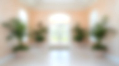 Geniş pencerelerden yeşil ve doğal ışık saçan parlak ve davetkar bir iç mekan rahatlama ve estetik zevk için mükemmel sakin ve rahat bir atmosfer yaratıyor..