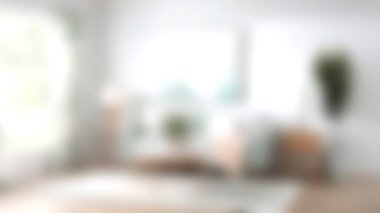 Parlak ve davetkar oturma odası modern tasarım elementleri, rahat atmosfer ve doğal ışık, ev dekorasyonu ve rahatlama için mükemmel..