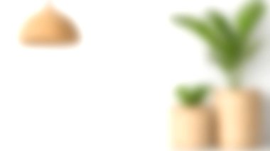 Alternatif ışıklandırmalı parlak bir tencerede yeşil bir bitki barındıran yumuşak odaklı bir görüntü sakin ve sakin bir atmosfer yaratıyor. Minimalist tasarım temaları için mükemmel.