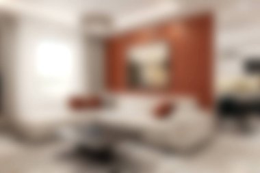 Modern bir kanepe, şık bir dekor ve rahatlamak için mükemmel bir ortam yaratan sıcak bir palet içeren güzel tasarlanmış bir oturma odası keşfedin..