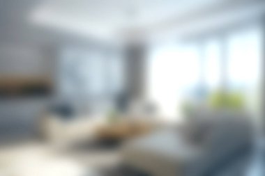 Doğal ışıkla yıkanmış sakin ve davetkar bir modern oturma odası, minimalist dekorlar ve şık mobilyalar, rahatlama ve rahatlama için mükemmel..