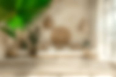 Geniş bir iç mekan ve doğal dekor elementleri barındıran sakin, modern bir iç mekan, rahat ve rahat bir ortam yaratıyor..