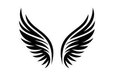 Kanatlar Silüet Grafik Vektörü
