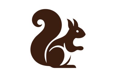 Orman sincabı silueti. Orman temalı sanat eserleri, eğitim materyalleri veya evcil hayvan ürünleri tasarımları için mükemmel.