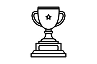 Şampiyon Ödülü Vektör Tasarımı