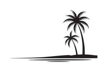 tropik cennet vektör arka plan