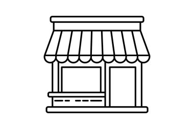 Bina Simgesi, Siyah ve Beyaz Satır Sanatı.