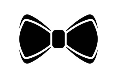 Özel Marka için Lüks Papyon Kravat Simgesi. Şık papyon sembolü üst sınıf modayı, özel kulüpleri ve resmi kıyafet kurallarını temsil ediyor..