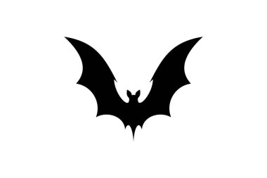 Cadılar Bayramı Yarasa Vektörü Amblem Tasarımı. Genellikle Cadılar Bayramı temaları, vampirler ve ürkütücü gecelerle ilişkilendirilmiş cesur bir yarasa amblemi..