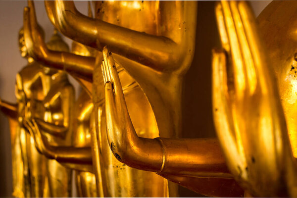 Buddha Statues, Images and Temples in Thailand. Thai Buddhist Art and Sculptures Collection. Sacred God. Buddha Images for Meditation and Spirituality