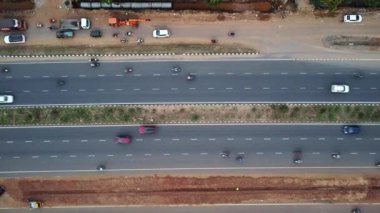 meşgul otoban üstü görünümü 